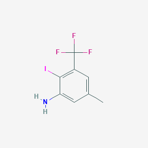 2-Iodo-5-methyl-3-(trifluoromethyl)aniline