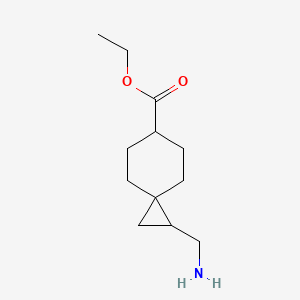 Ethyl 1-(aminomethyl)spiro[2.5]octane-6-carboxylate