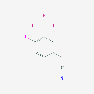 4-Iodo-3-(trifluoromethyl)phenylacetonitrile