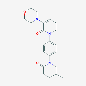 1-(4-(5-Methyl-2-oxopiperidin-1-yl)phenyl)-3-morpholino-5,6-dihydropyridin-2(1H)-one