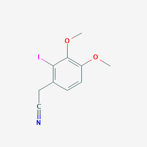 2-Iodo-3,4-dimethoxybenzeneacetonitrile