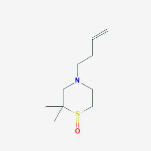 4-(But-3-en-1-yl)-2,2-dimethylthiomorpholine 1-oxide