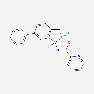 (3aS,8aR)-5-Phenyl-2-(pyridin-2-yl)-8,8a-dihydro-3aH-indeno[1,2-d]oxazole