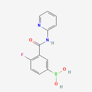 4-Fluoro-3-(2-pyridylcarbamoyl)benzeneboronic acid