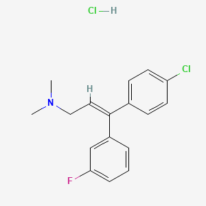 1-(4-Chlorophenyl)-1-(3-Fluorophenyl)-3-Dimethylaminoprop-1-Ene Hydrochloride