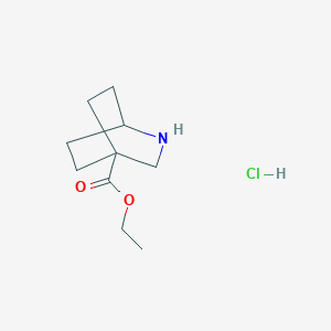 Ethyl 2-azabicyclo[2.2.2]octane-4-carboxylate hydrochloride