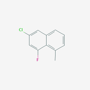 3-Chloro-1-fluoro-8-methylnaphthalene