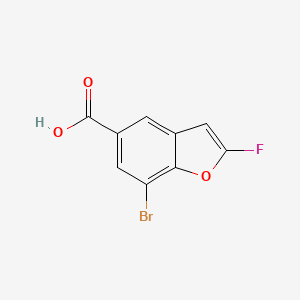 7-Bromo-2-fluoro-benzofuran-5-carboxylic acid