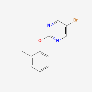 B1285248 5-Bromo-2-(o-tolyloxy)pyrimidine CAS No. 73267-74-0