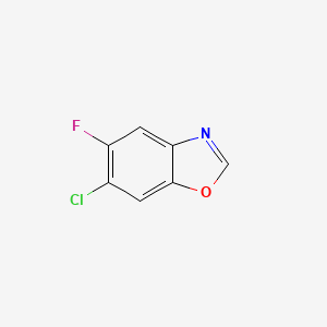 6-Chloro-5-fluoro-1,3-benzoxazole