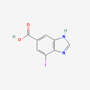 4-Iodo-1H-benzo[d]imidazole-6-carboxylic acid