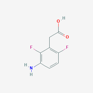 2-(3-Amino-2,6-difluorophenyl)acetic acid