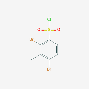 2,4-Dibromo-3-methylbenzenesulfonyl chloride