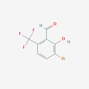 3-Bromo-2-hydroxy-6-(trifluoromethyl)benzaldehyde