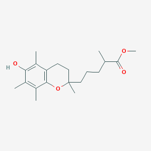 Methyl 5-(6-hydroxy-2,5,7,8-tetramethylchroman-2-yl)-2-methylpentanoate