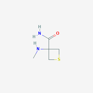 3-(Methylamino)thietane-3-carboxamide