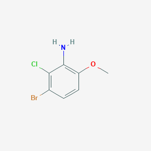 3-Bromo-2-chloro-6-methoxyaniline