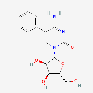 4-amino-1-[(2R,3R,4S,5R)-3,4-dihydroxy-5-(hydroxymethyl)oxolan-2-yl]-5-phenylpyrimidin-2-one