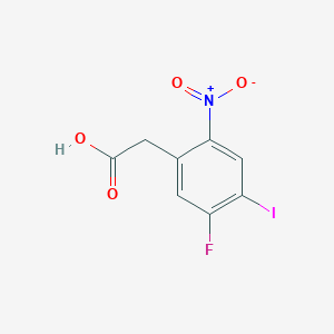 5-Fluoro-4-iodo-2-nitrophenylacetic acid