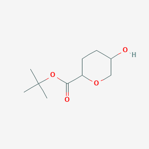 tert-butyl 5-hydroxytetrahydro-2H-pyran-2-carboxylate