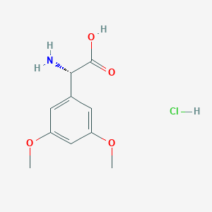 (S)-2-Amino-2-(3,5-dimethoxyphenyl)acetic acid hydrochloride