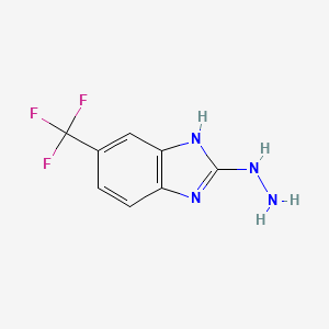 1H-Benzimidazole, 2-hydrazinyl-6-(trifluoromethyl)-