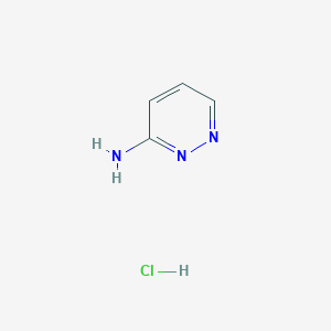 molecular formula C4H6ClN3 B1285336 3-氨基哒嗪盐酸盐 CAS No. 89203-22-5