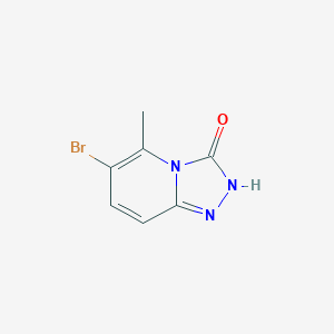 6-bromo-5-methyl-[1,2,4]triazolo[4,3-a]pyridin-3(2H)-one