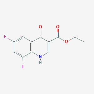 Ethyl 6-fluoro-4-hydroxy-8-iodoquinoline-3-carboxylate