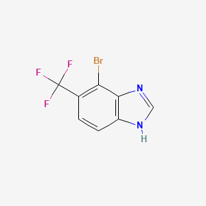 7-Bromo-6-(trifluoromethyl)benzimidazole