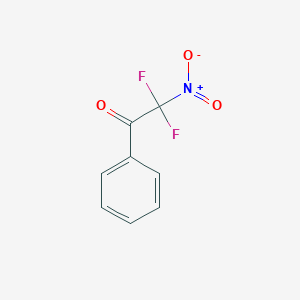 molecular formula C8H5F2NO3 B12853475 2,2-Difluoro-2-nitro-1-phenylethan-1-one CAS No. 33128-13-1