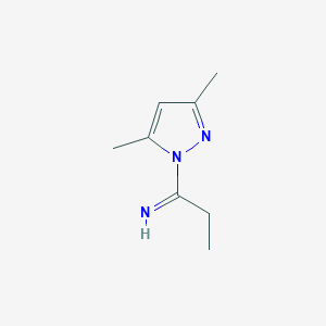 1-(3,5-Dimethyl-1H-pyrazol-1-yl)propan-1-imine