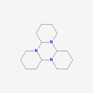 B128536 Dodecahydro-4H,8H,12H-4a,8a,12a-triazatriphenylene CAS No. 522-33-8