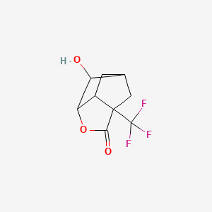 6-Hydroxy-3-(trifluoromethyl)hexahydro-2H-3,5-methanocyclopenta[b]furan-2-one