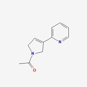 1-(3-(Pyridin-2-yl)-2,5-dihydro-1H-pyrrol-1-yl)ethanone