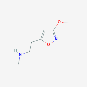 2-(3-methoxyisoxazol-5-yl)-N-methylethanamine