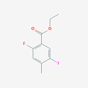 Ethyl 2-fluoro-5-iodo-4-methylbenzoate