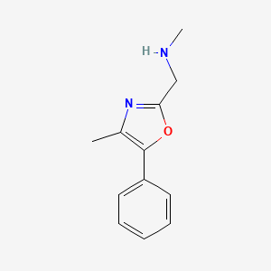 N-methyl-1-(4-methyl-5-phenyloxazol-2-yl)methanamine