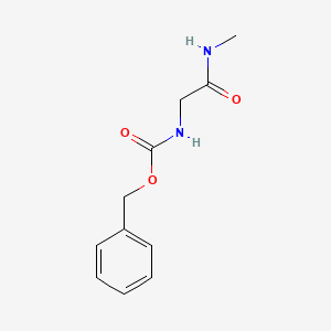 molecular formula C11H14N2O3 B1285372 Carbamate de benzyle (2-(méthylamino)-2-oxoéthyl) CAS No. 21855-72-1