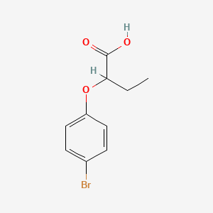 molecular formula C10H11BrO3 B1285381 2-(4-溴苯氧基)丁酸 CAS No. 143094-65-9
