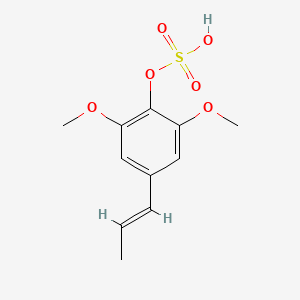 [2,6-dimethoxy-4-[(E)-prop-1-enyl]phenyl] hydrogen sulfate