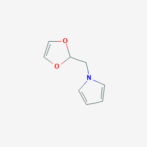 1-((1,3-Dioxol-2-yl)methyl)-1H-pyrrole