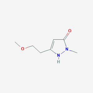 3-(2-Methoxyethyl)-1-methyl-1H-pyrazol-5-ol