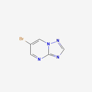 molecular formula C5H3BrN4 B1285387 6-溴-[1,2,4]三唑并[1,5-A]嘧啶 CAS No. 89167-24-8