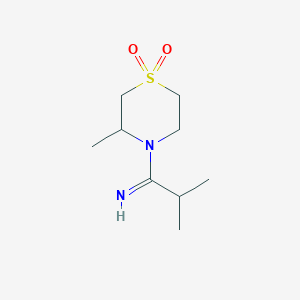 4-(1-Imino-2-methylpropyl)-3-methylthiomorpholine 1,1-dioxide