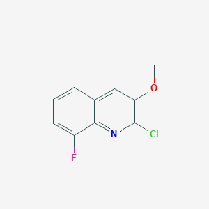 2-Chloro-8-fluoro-3-methoxyquinoline