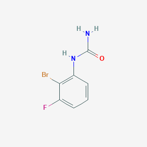 molecular formula C7H6BrFN2O B12853908 2-Bromo-3-fluorophenylurea 