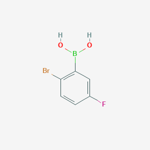 molecular formula C6H5BBrFO2 B1285391 2-Bromo-5-fluorophenylboronic acid CAS No. 959996-48-6