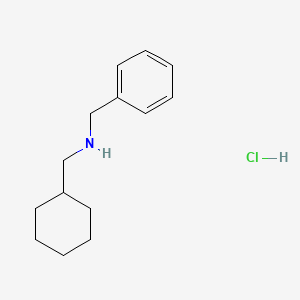 molecular formula C14H22ClN B1285396 N-benzyl-1-cyclohexylmethanamine hydrochloride CAS No. 126541-72-8
