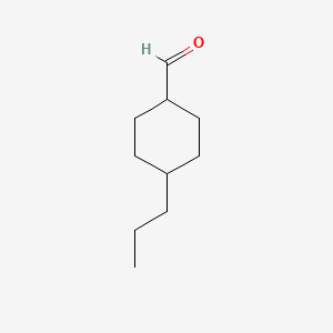 molecular formula C10H18O B1285431 4-Propylcyclohexane-1-carbaldehyde CAS No. 80361-78-0